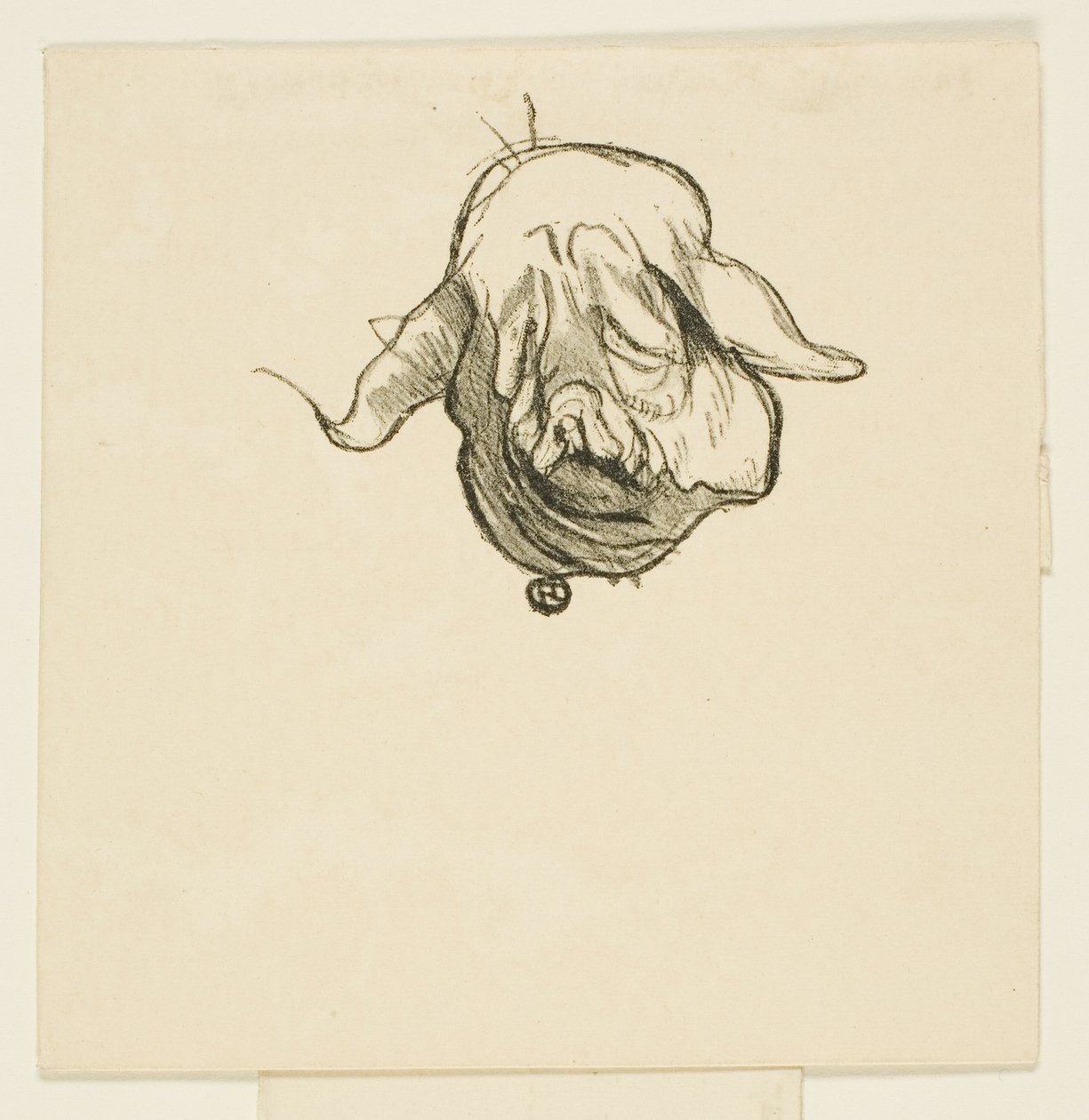Tailpiece de At the Foot of Sinai de Henri de Toulouse Lautrec