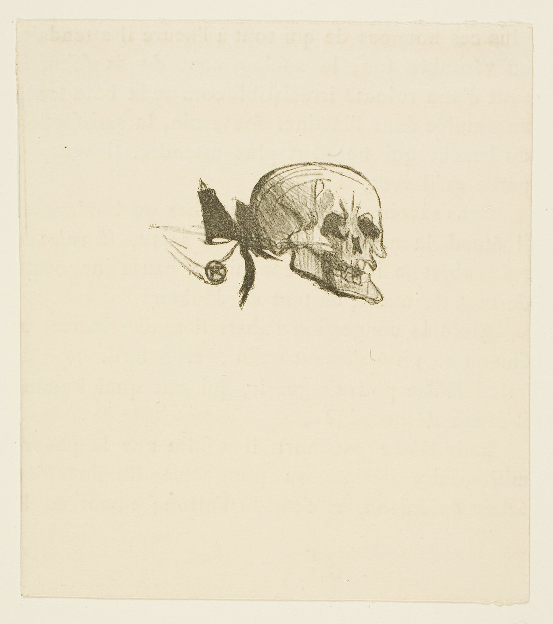 Tailpiece de At the Foot of Sinai de Henri de Toulouse Lautrec