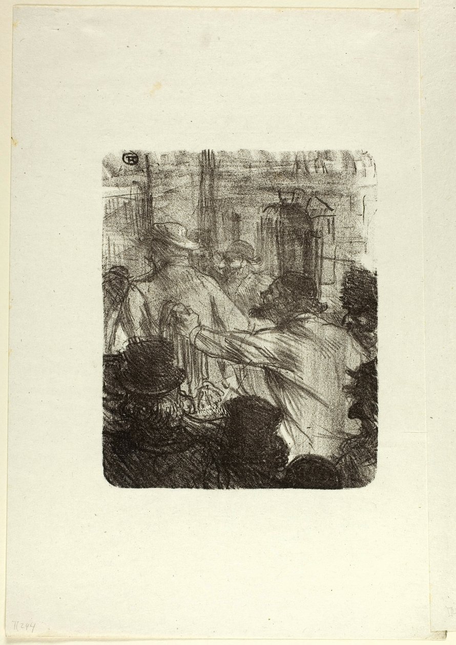 Mercado Têxtil, Cracóvia, de Au Pied du Sinaï de Henri de Toulouse Lautrec
