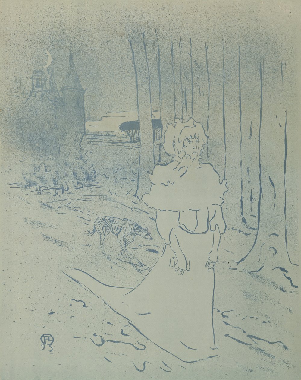 O sino de alarme, 1895 de Henri de Toulouse Lautrec
