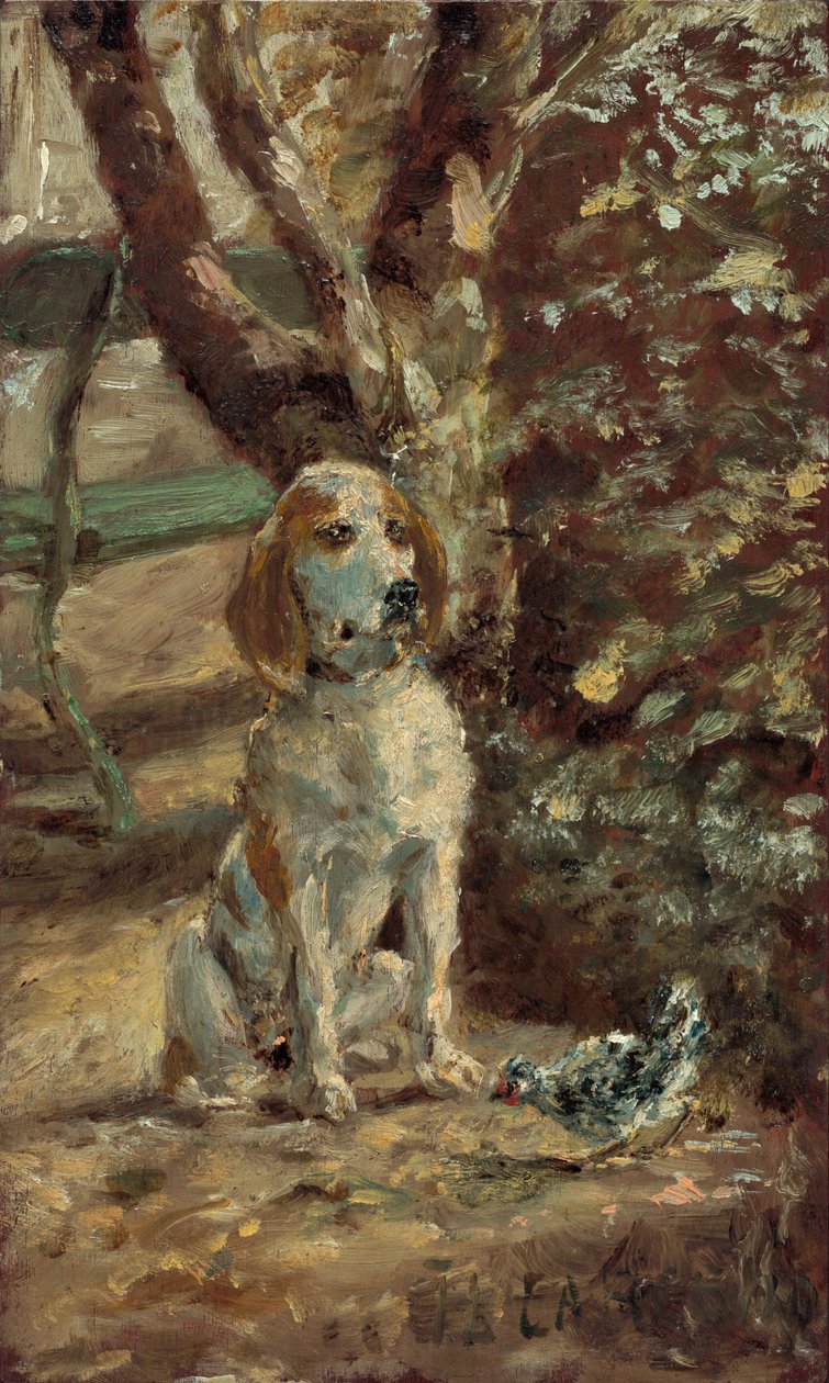 O Cão do Artista Flèche de Henri de Toulouse Lautrec