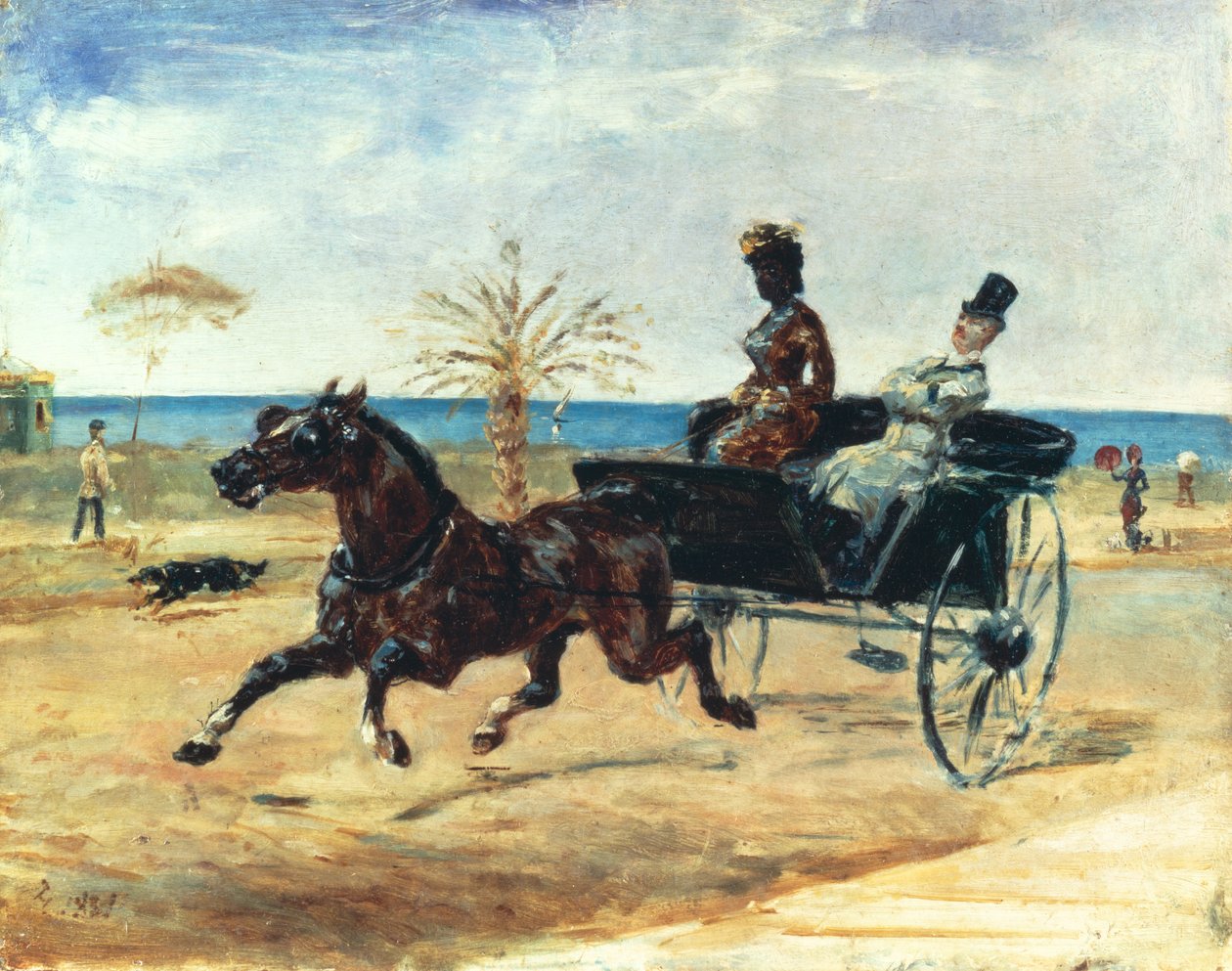 A Condessa Negra, 1881 de Henri de Toulouse Lautrec