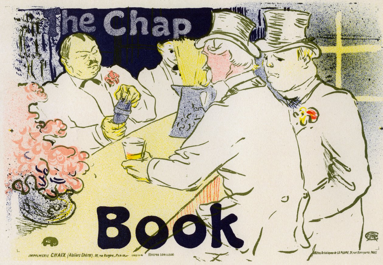 O livro de Chap, 1896. de Henri de Toulouse Lautrec