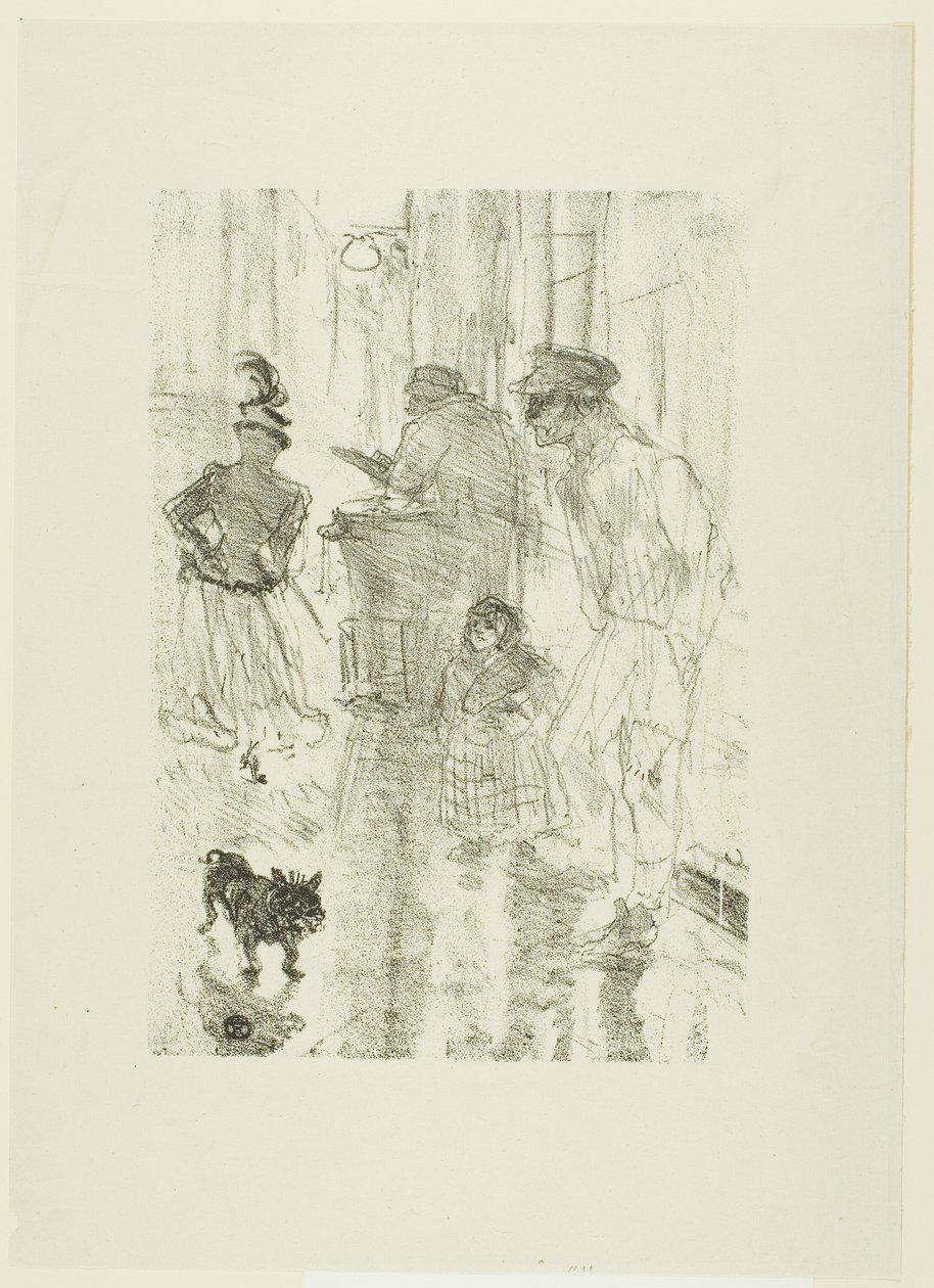 O vendedor de castanhas de Henri de Toulouse Lautrec