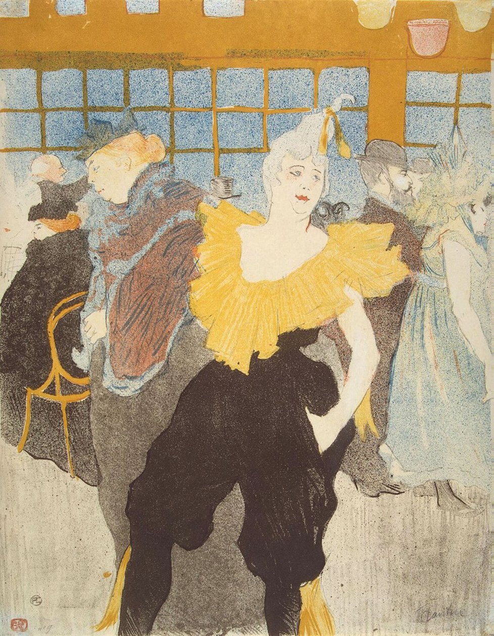 A Palhaçada no Moulin Rouge de Henri de Toulouse Lautrec