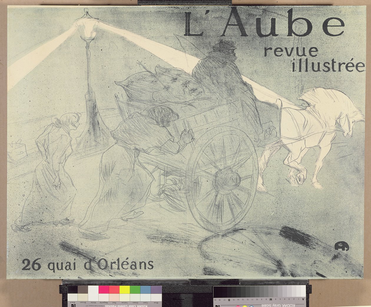 O amanhecer, 1896 de Henri de Toulouse Lautrec