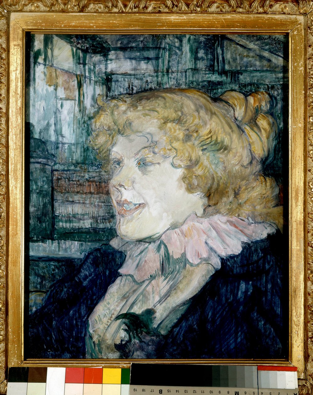 A estrela inglesa em Havr (Miss Doly). Pintura de Henri de Toulouse-Lautrec (1864-1901). Dim. 0.41 x 0.32. 1899. Albi, Musee Toulouse Lautrec de Henri de Toulouse Lautrec