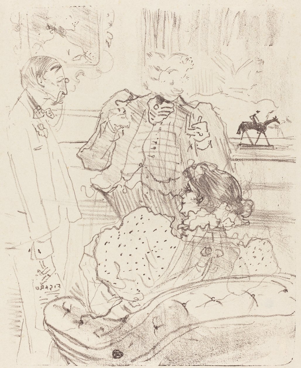 The Forfeit La gage, 1897. de Henri de Toulouse Lautrec