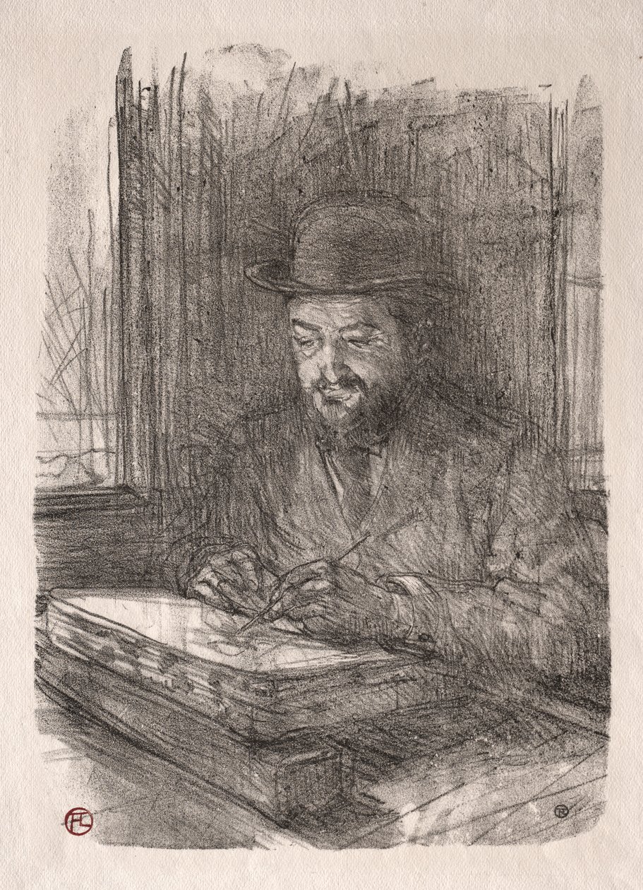 O bom litógrafo de Henri de Toulouse Lautrec