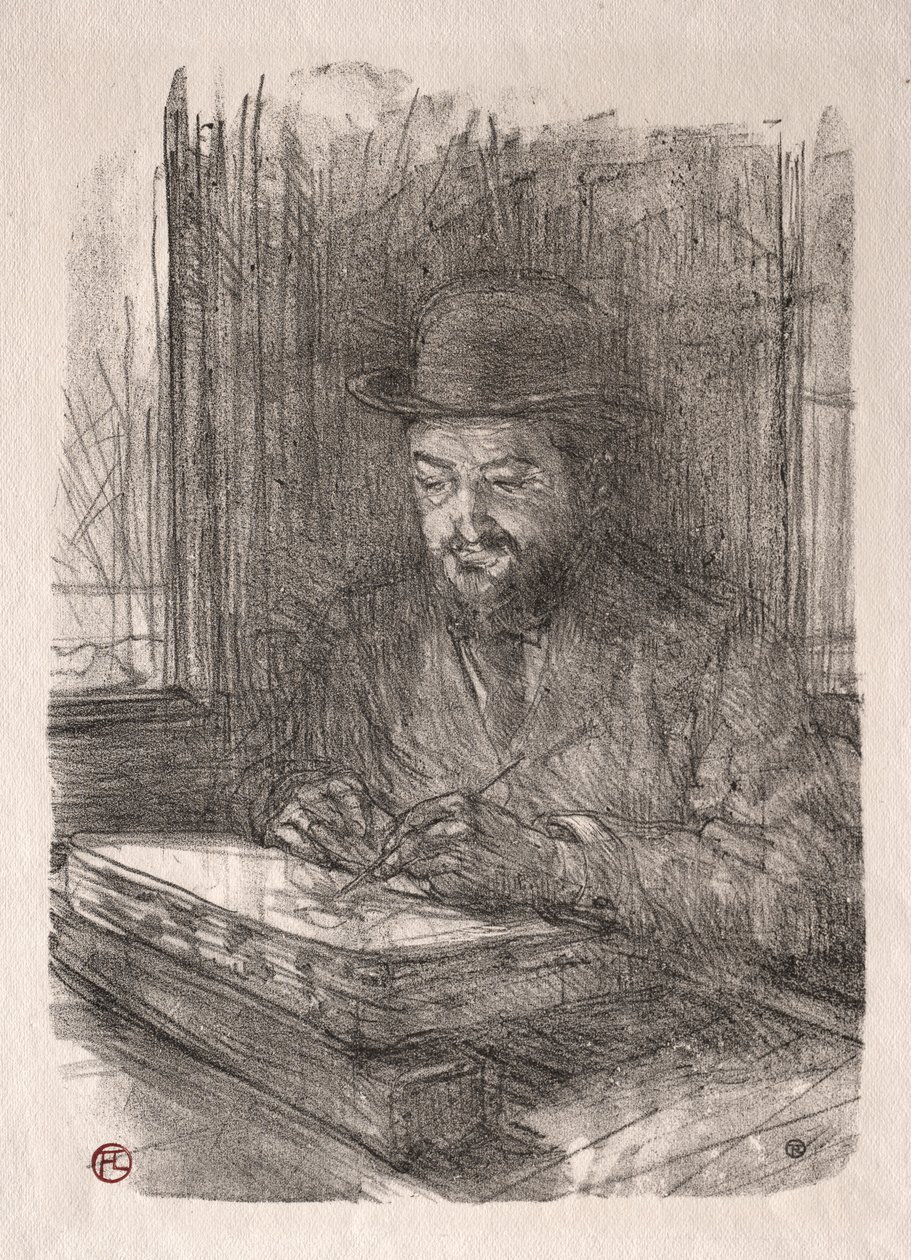 O Bom Litógrafo, 1898. de Henri de Toulouse Lautrec