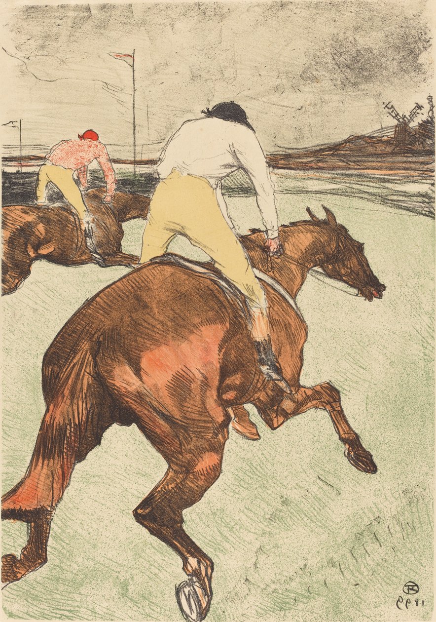 O Jóquei (Le Jockey) de Henri de Toulouse Lautrec