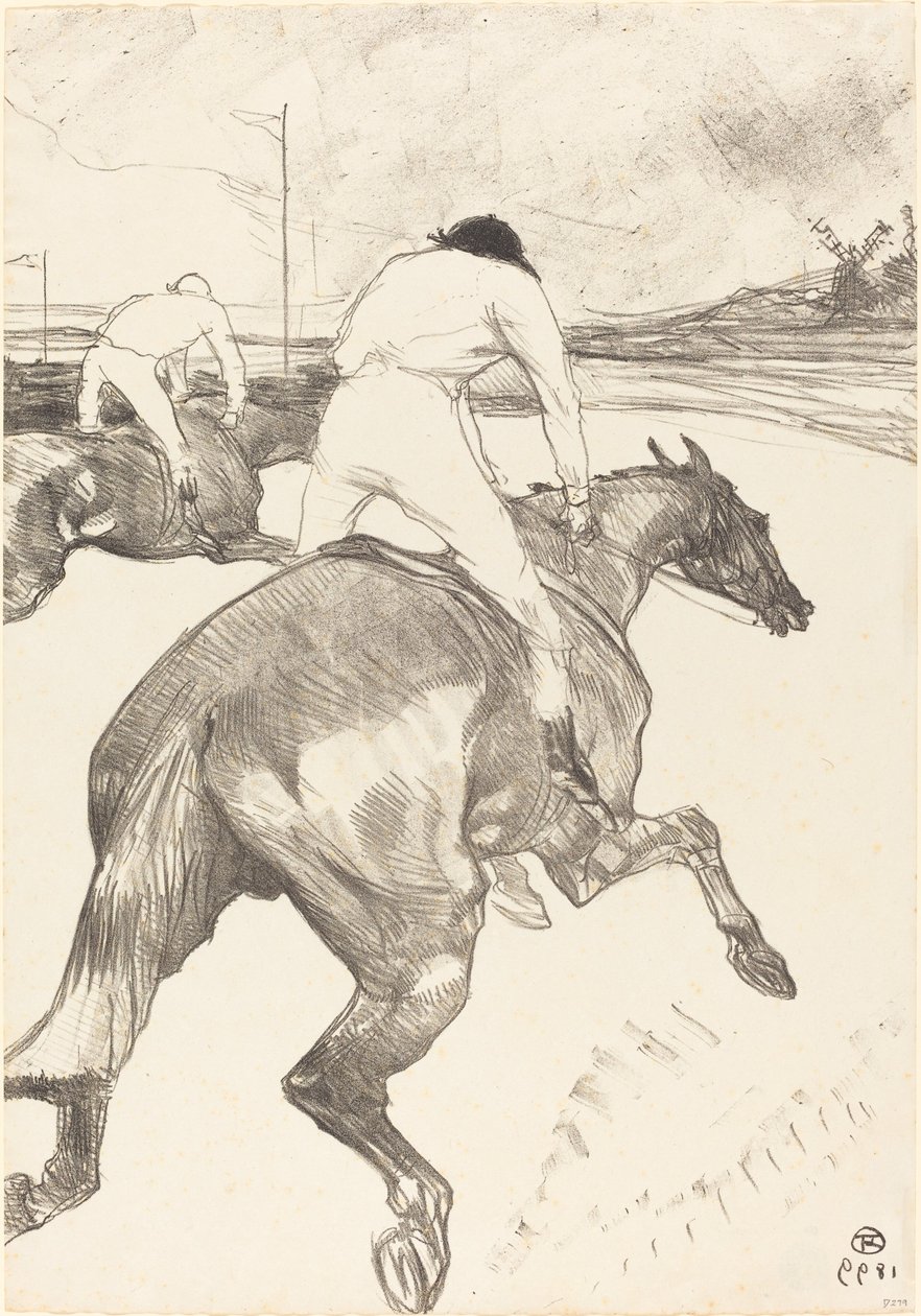 O Jóquei (Le Jockey) de Henri de Toulouse Lautrec
