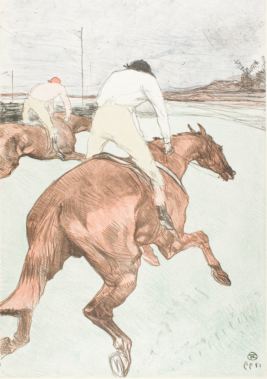 O jóquei de Henri de Toulouse Lautrec