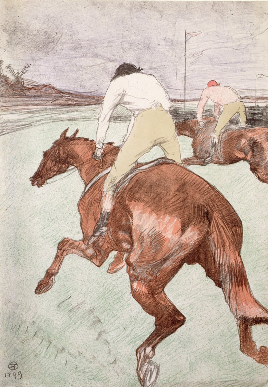 O Jockey de Henri de Toulouse Lautrec