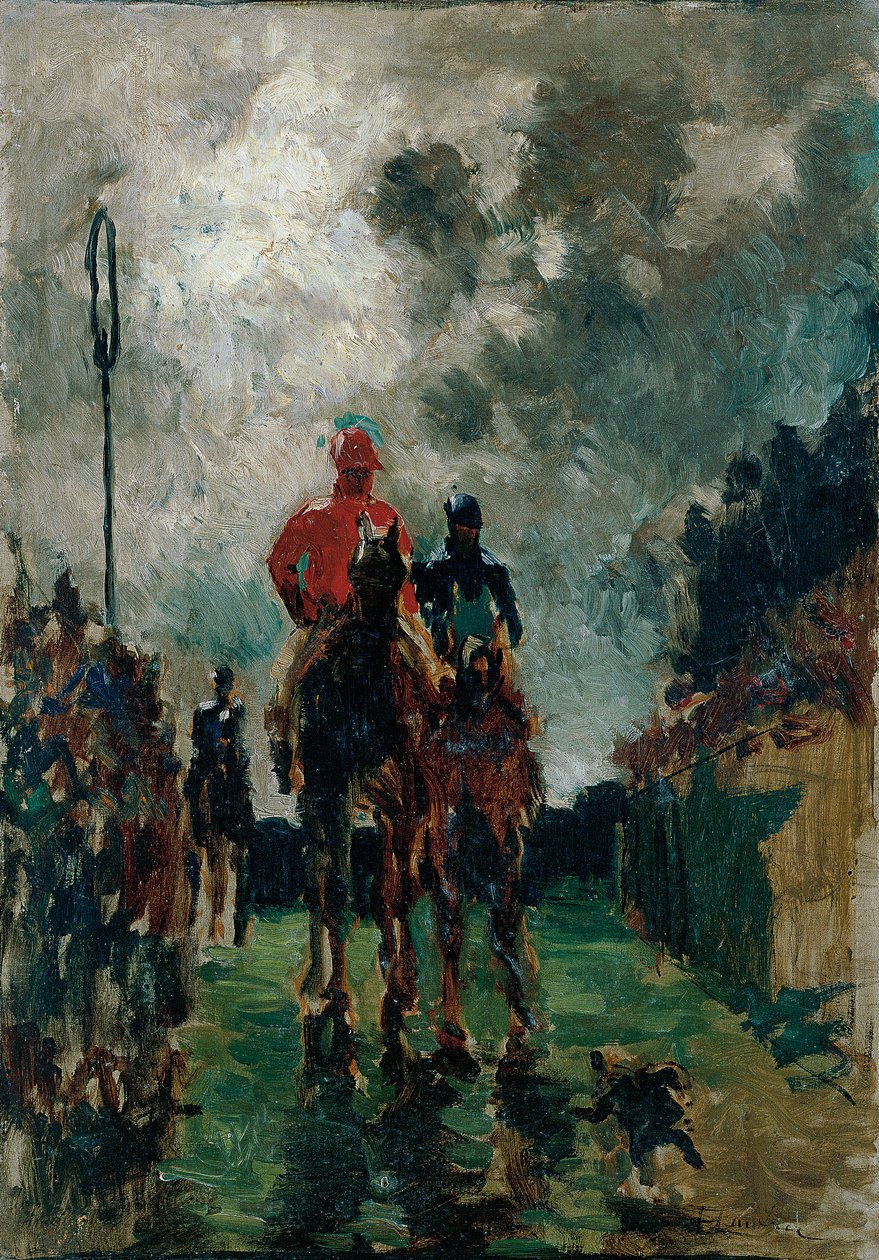 Os Jockeys de Henri de Toulouse Lautrec