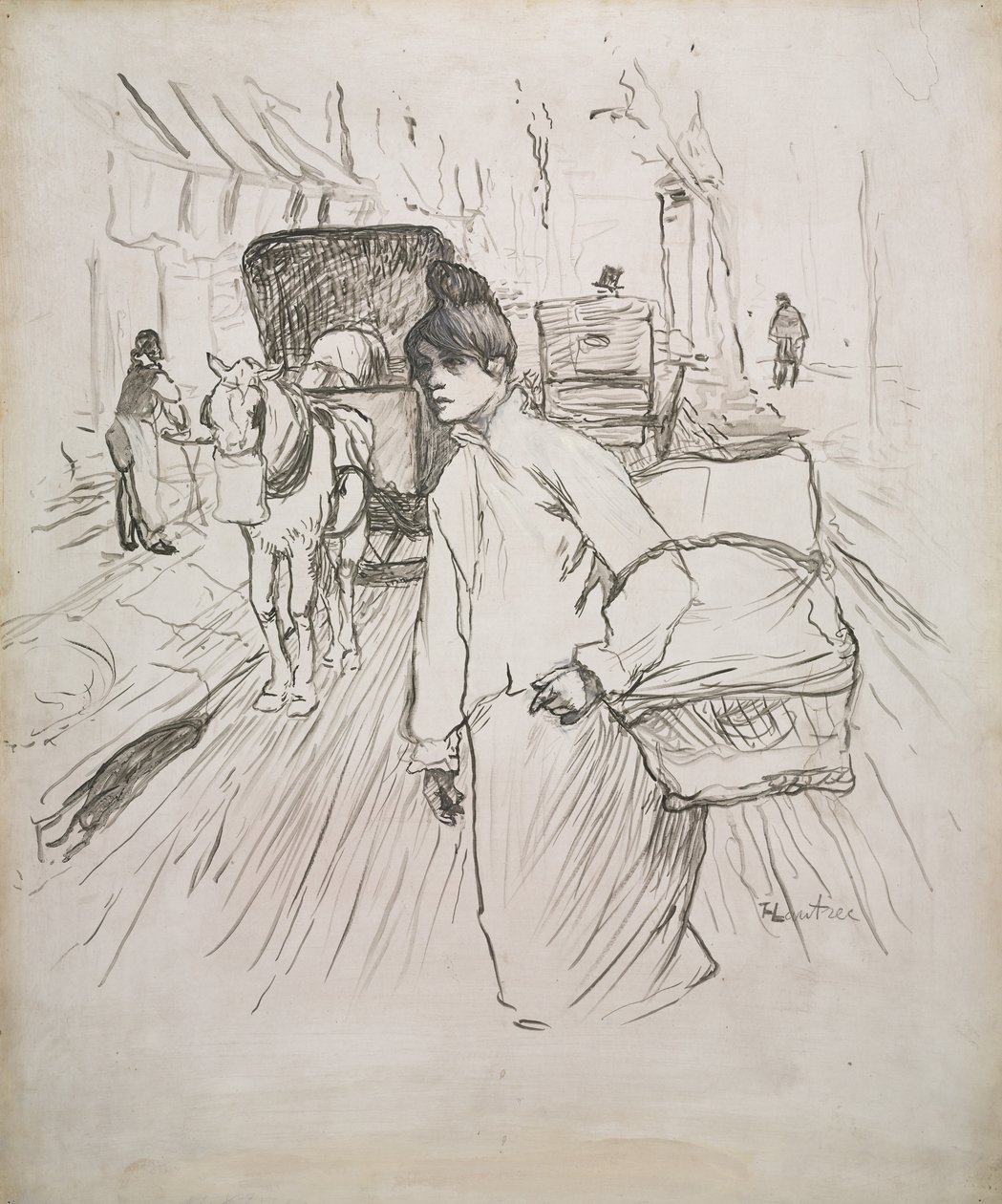 A Lavadeira, 1888. de Henri de Toulouse Lautrec