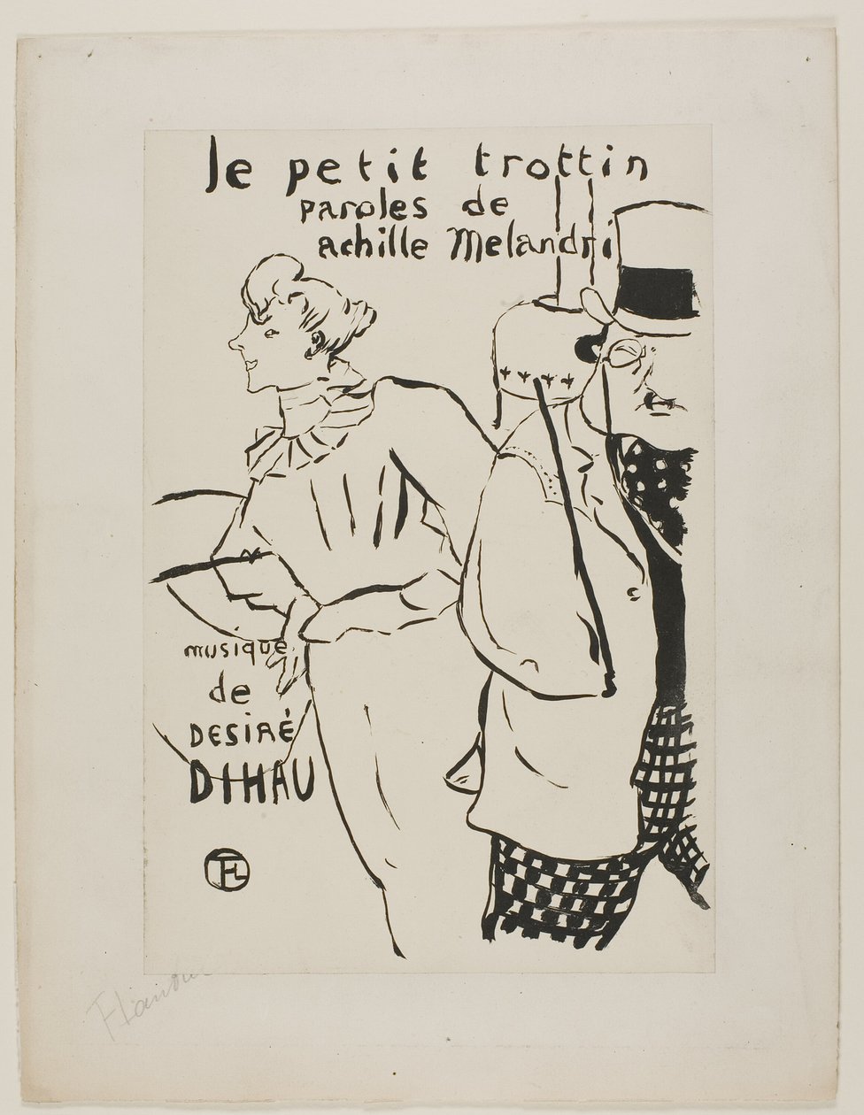 A menininha de recados de Henri de Toulouse Lautrec