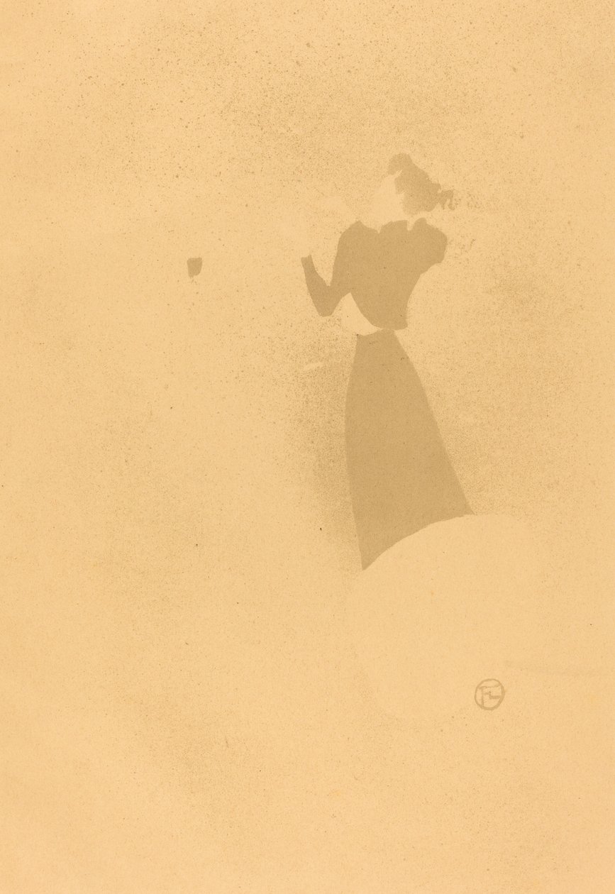A chapeleira La Modiste - Renée Vert, 1893. de Henri de Toulouse Lautrec