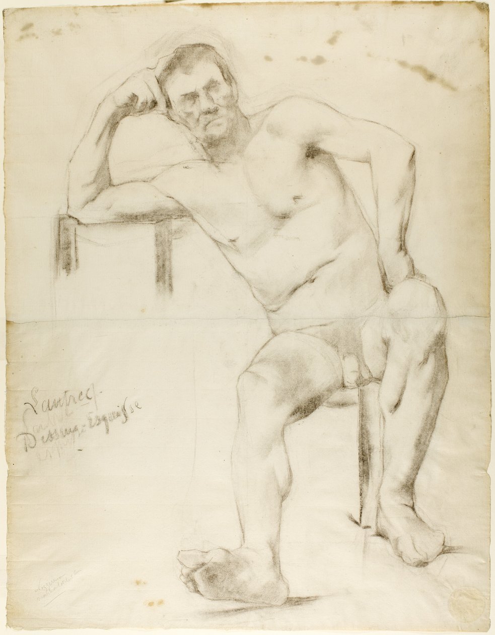O Modelo Nizzavena, c. 1882-83 de Henri de Toulouse Lautrec