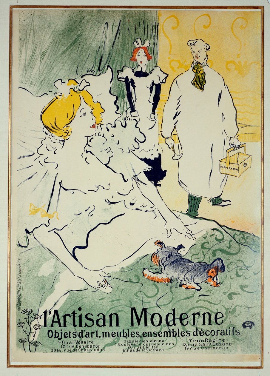 O artesão moderno, 1896 de Henri de Toulouse Lautrec