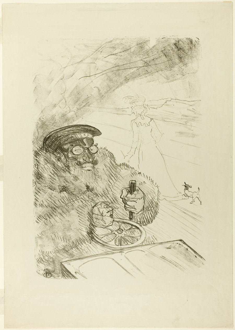 O Motorista de Henri de Toulouse Lautrec
