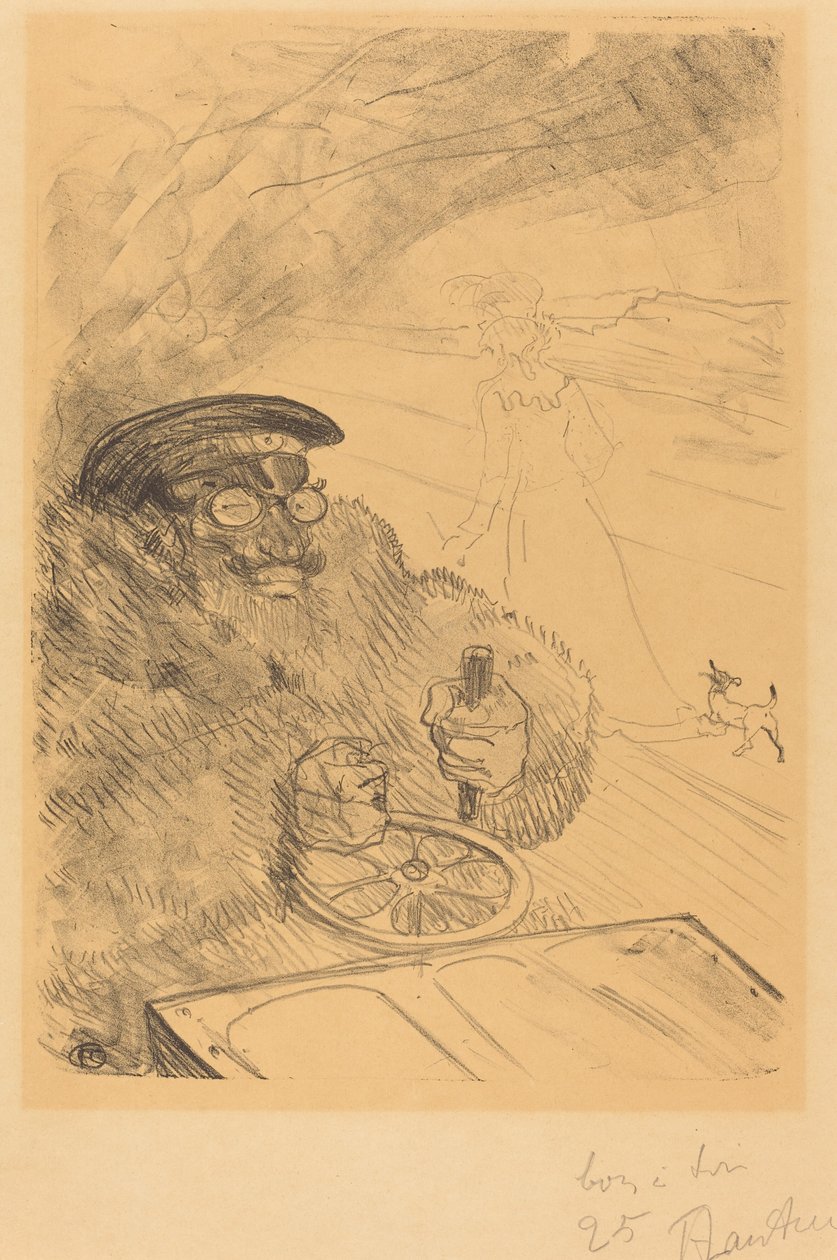 O Motorista, 1896. de Henri de Toulouse Lautrec