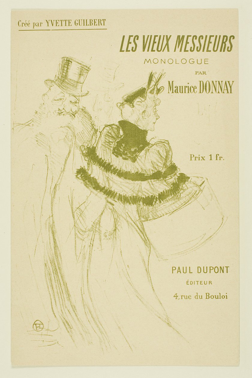 Os velhos senhores de Henri de Toulouse Lautrec
