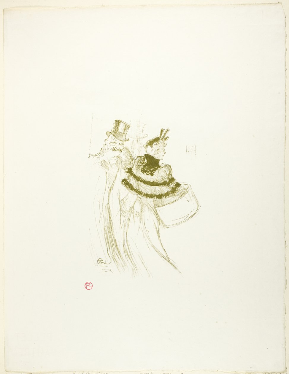 Os velhos senhores de Henri de Toulouse Lautrec
