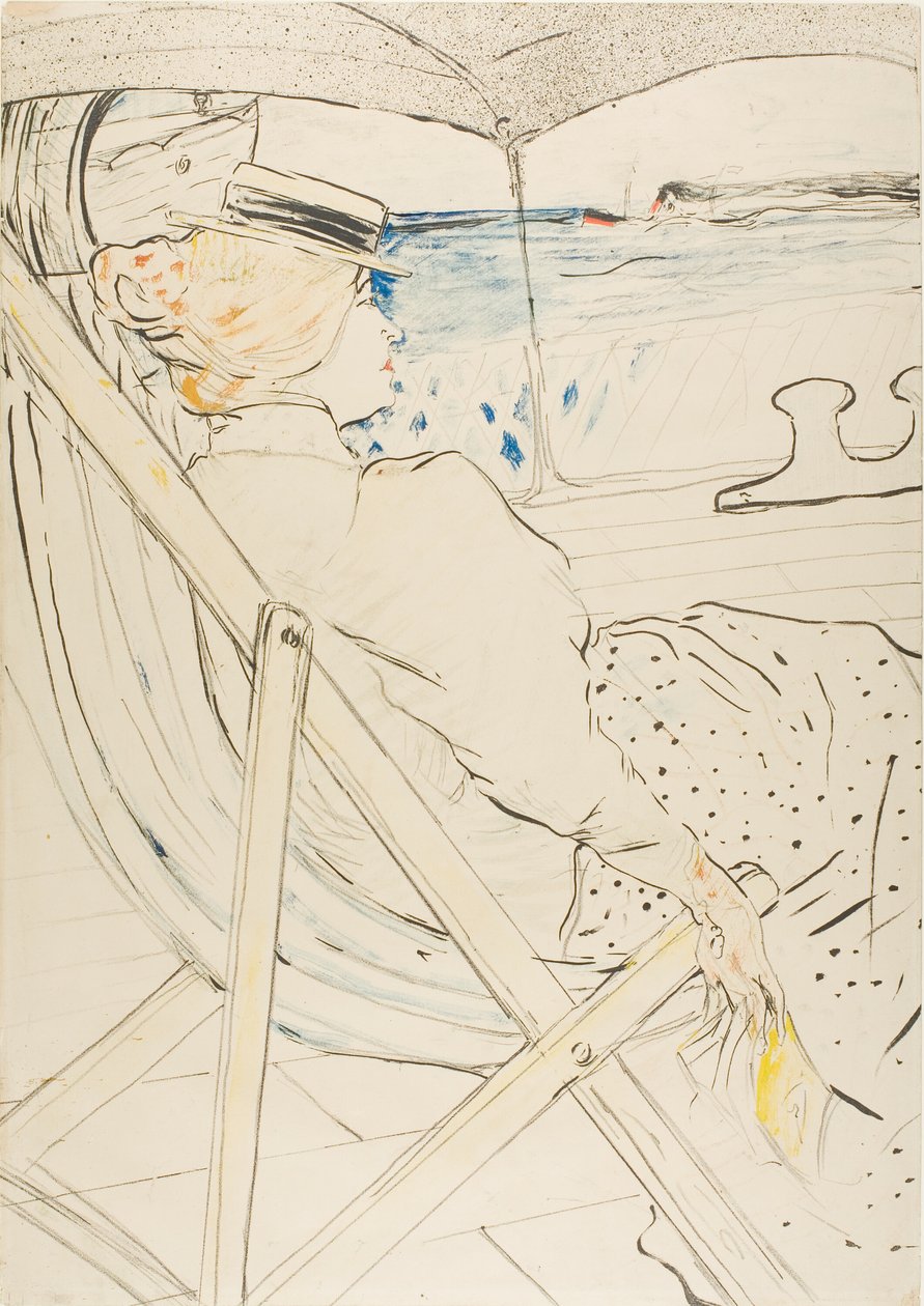 O Passageiro na Cabine 54—O Cruzeiro de Henri de Toulouse Lautrec