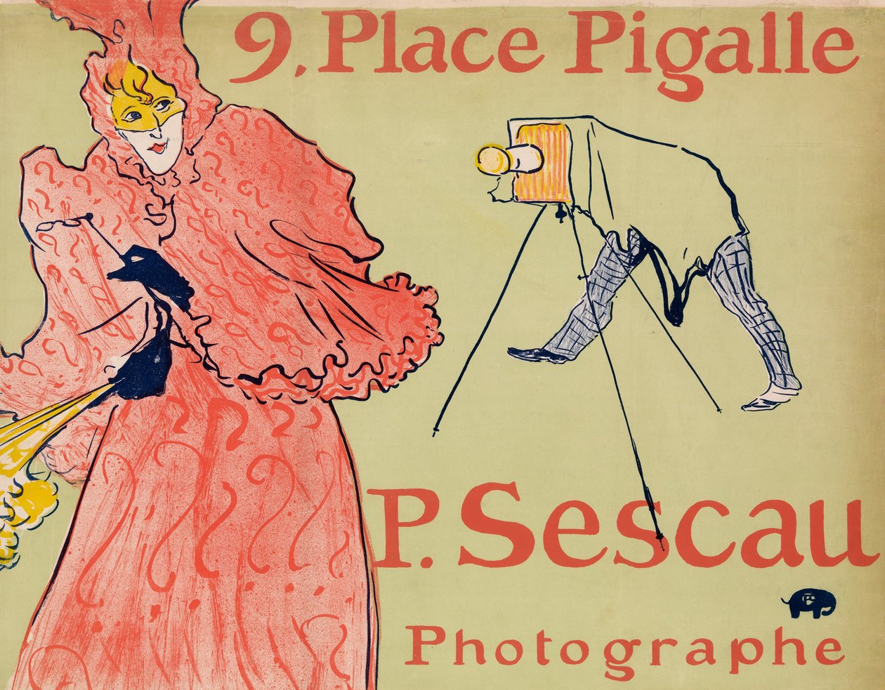 O Fotógrafo Sescau O Fotógrafo Sescau, 1894., 1894. de Henri de Toulouse Lautrec