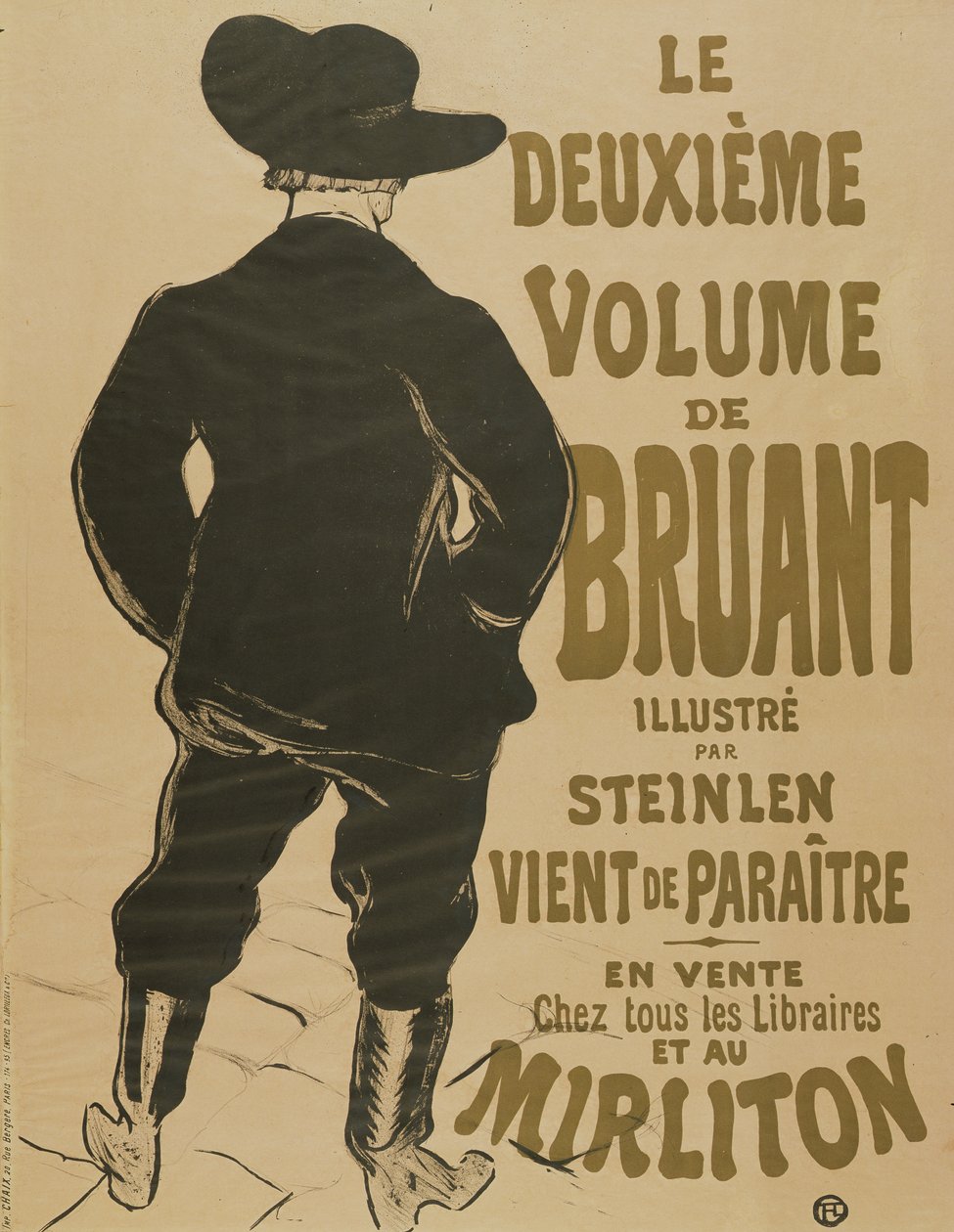 O segundo volume de Bruant, 1893 de Henri de Toulouse Lautrec
