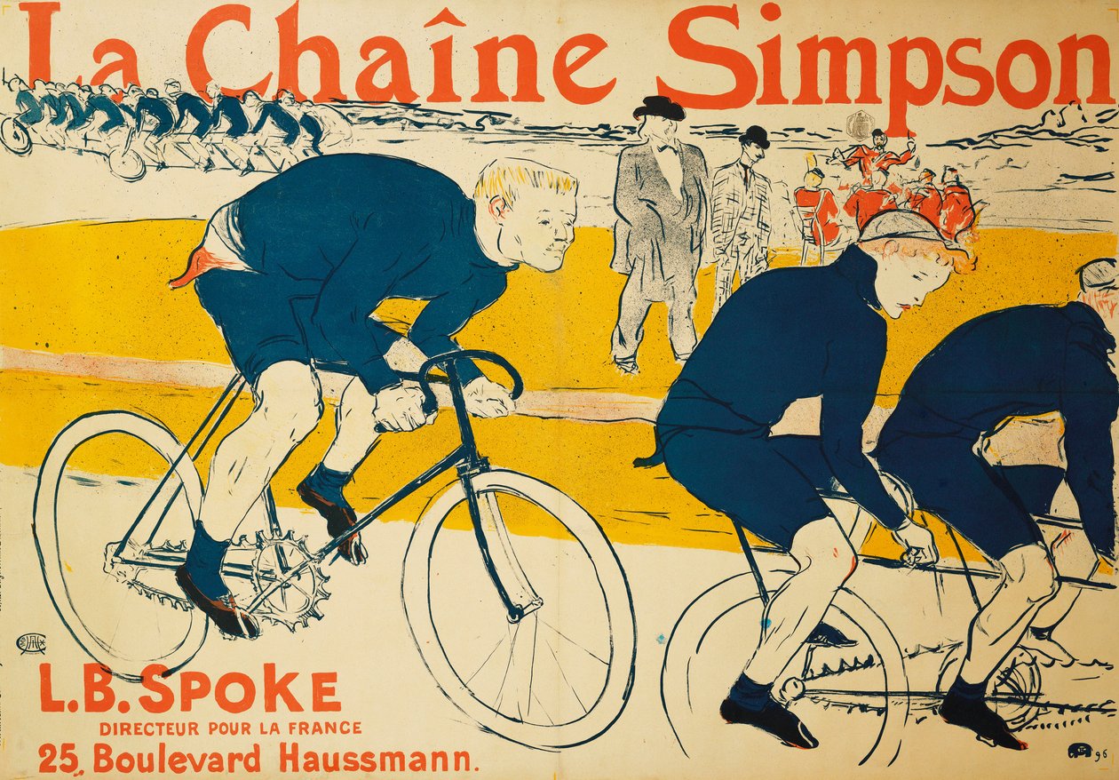 A corrente de Simpson; A corrente de Simpson, 1896 de Henri de Toulouse Lautrec