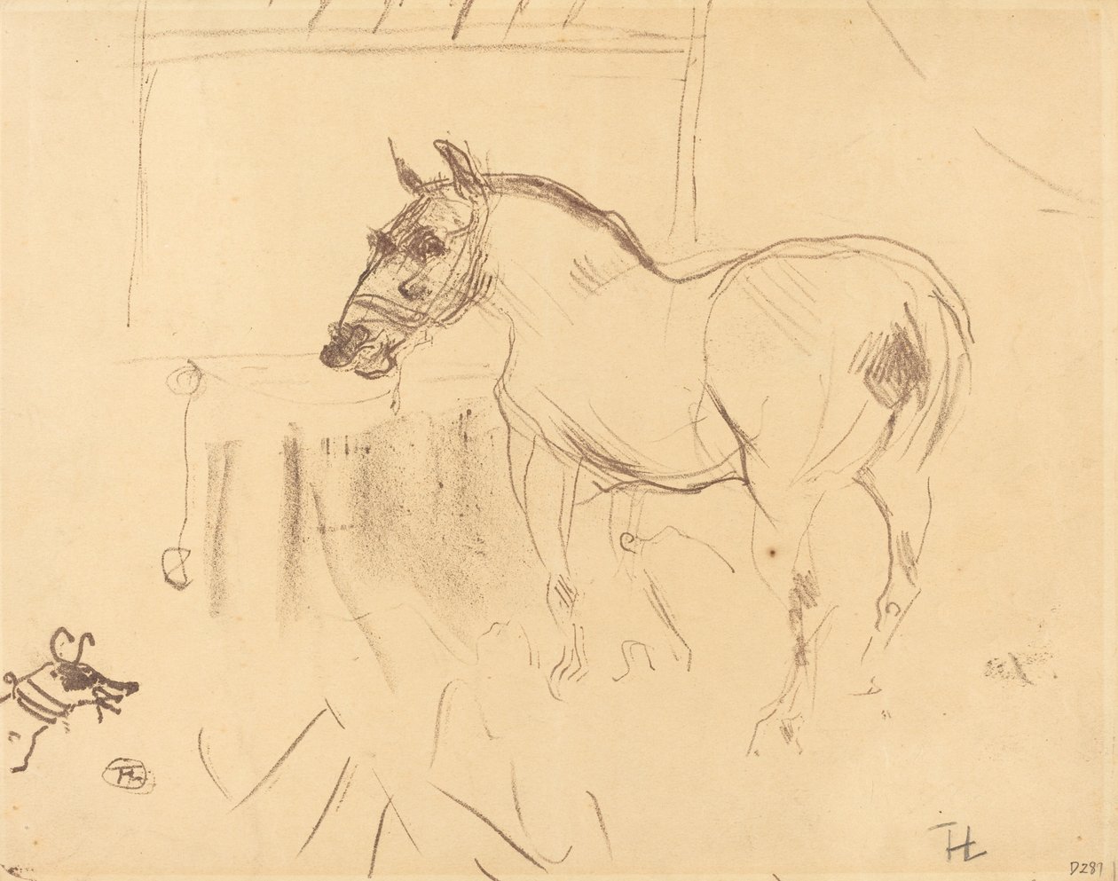 O pequeno pônei de Calmese de Henri de Toulouse Lautrec