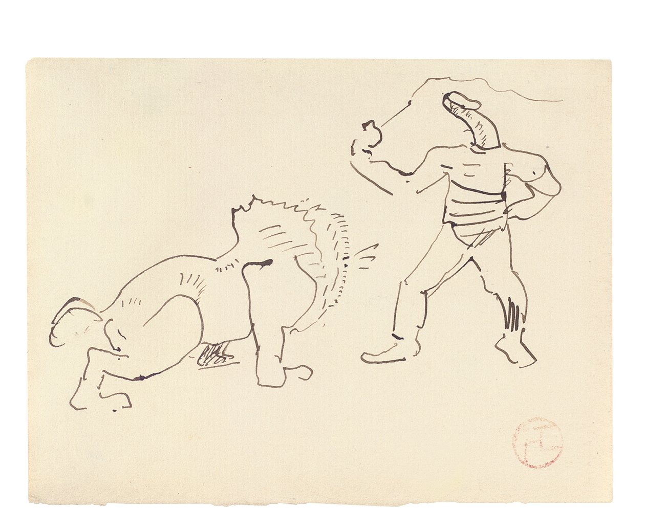 O Domador, c.1888 de Henri de Toulouse Lautrec