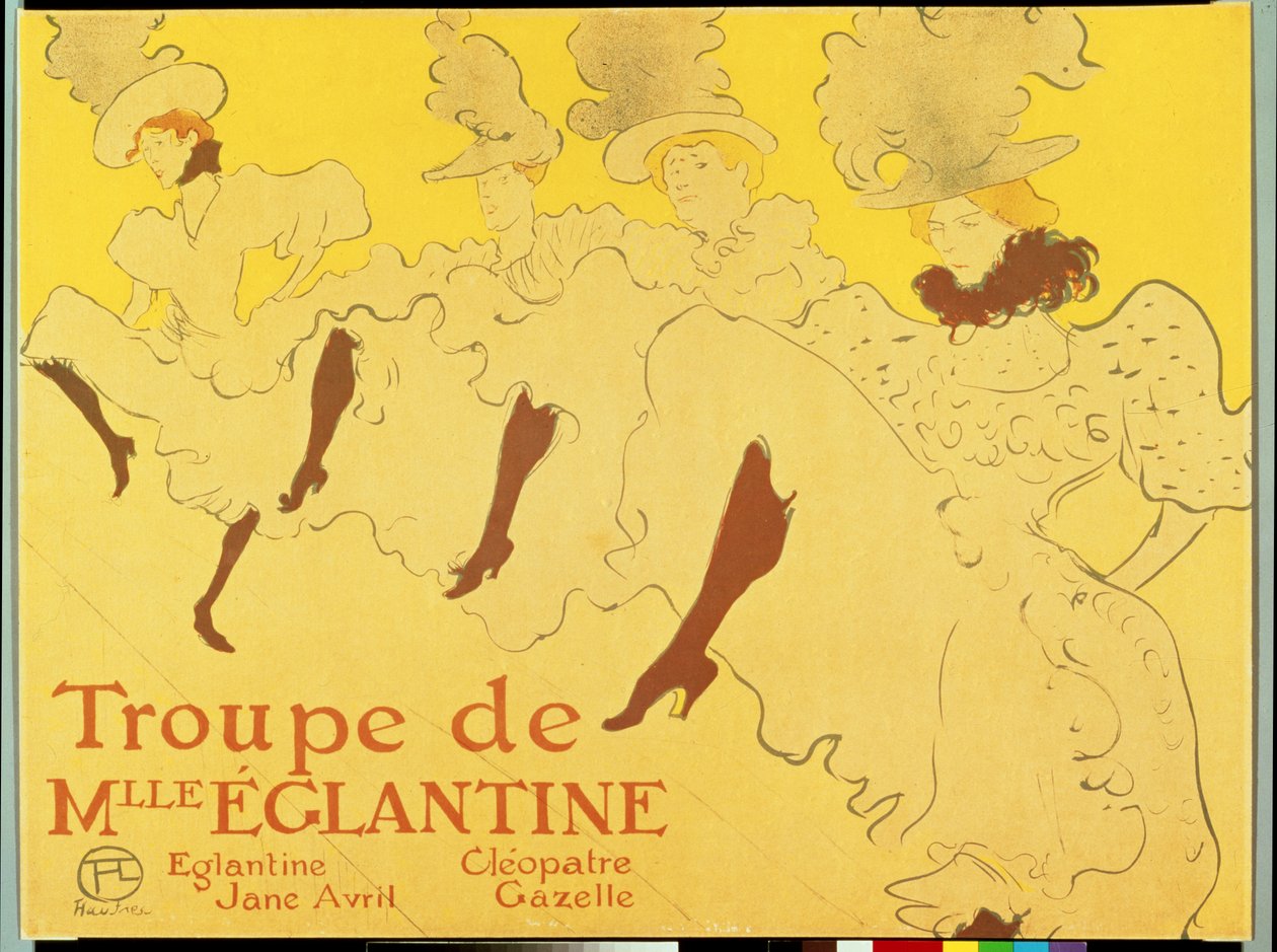 A trupe de mademoiselle Eglantine, 1896 de Henri de Toulouse Lautrec