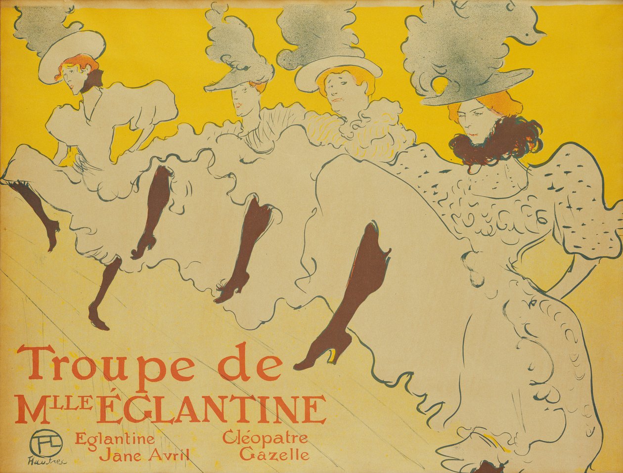 A Trupe de Mademoiselle Eglantine, 1896 de Henri de Toulouse Lautrec