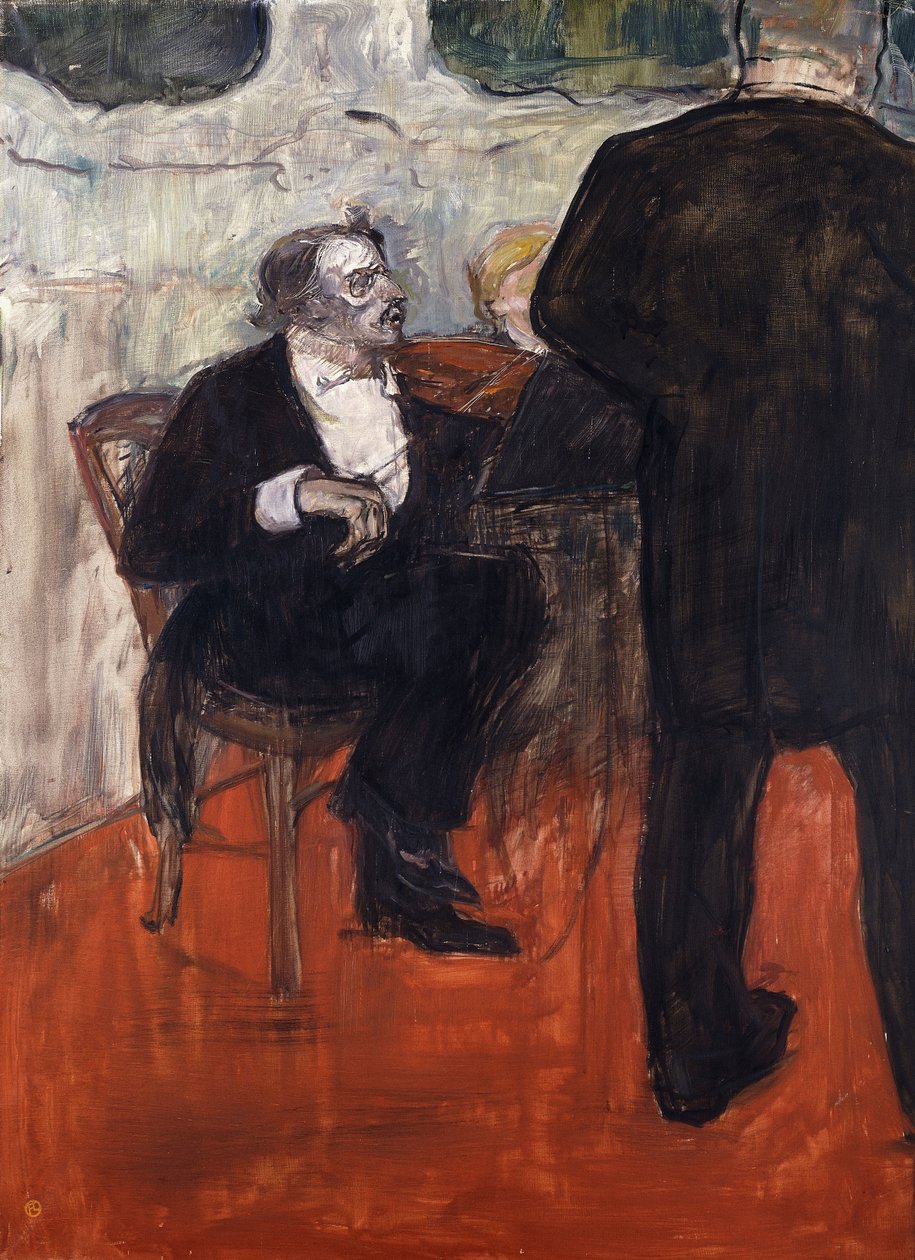 O violinista Dancla; Violiniste Dancla, 1900 de Henri de Toulouse Lautrec