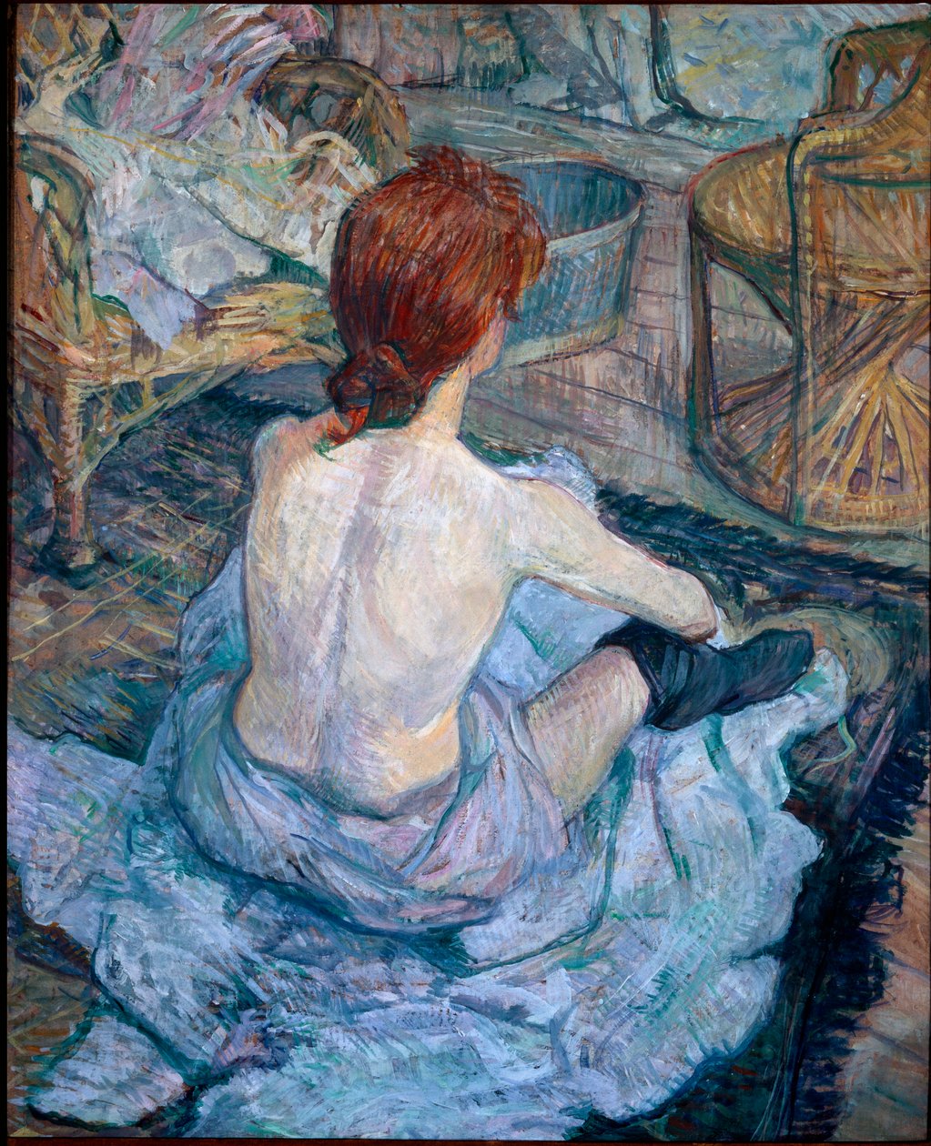 A casa de banho de Henri de Toulouse Lautrec