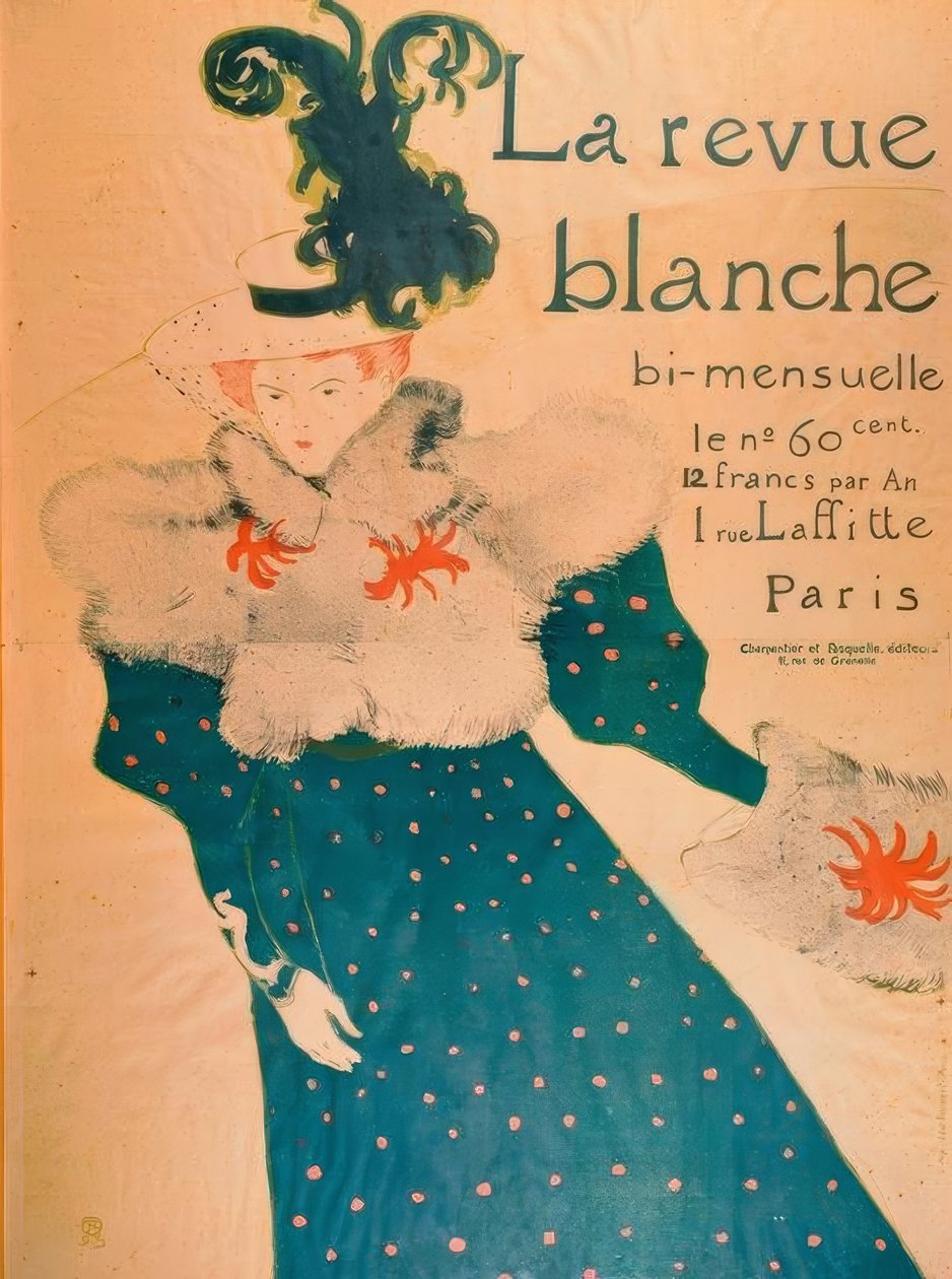 Toulouse-Lautrec - A Revista Branca - 1895 de Henri de Toulouse Lautrec