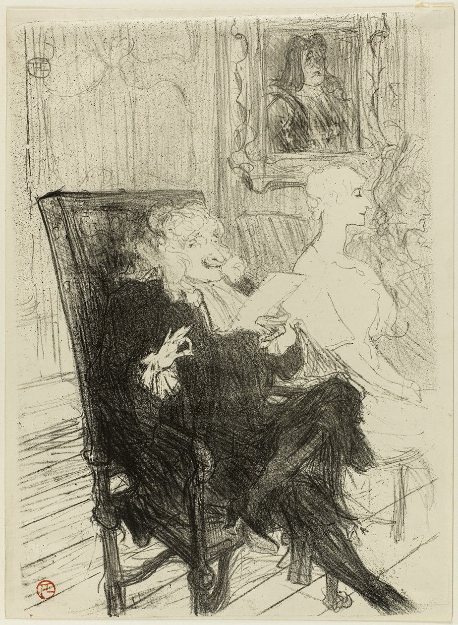 Truffier e Moreno, em Mulheres cultas de Henri de Toulouse Lautrec