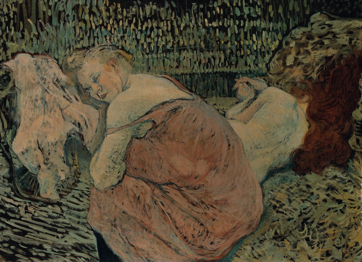 Dois amigos, 1895 de Henri de Toulouse Lautrec