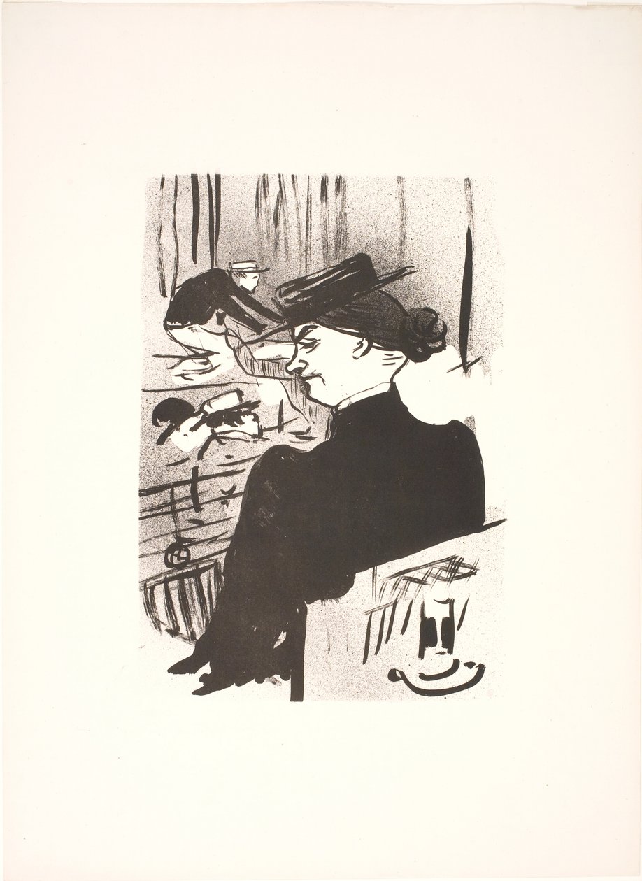 Um espectador de Henri de Toulouse Lautrec