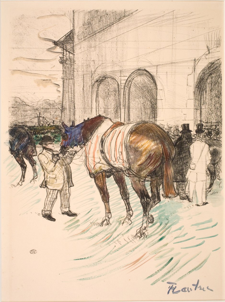 A pista de corrida de Henri de Toulouse Lautrec