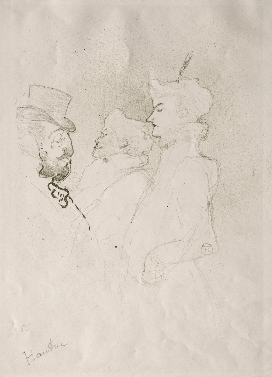 Por que não? Uma vez não constitui um hábito de Henri de Toulouse Lautrec