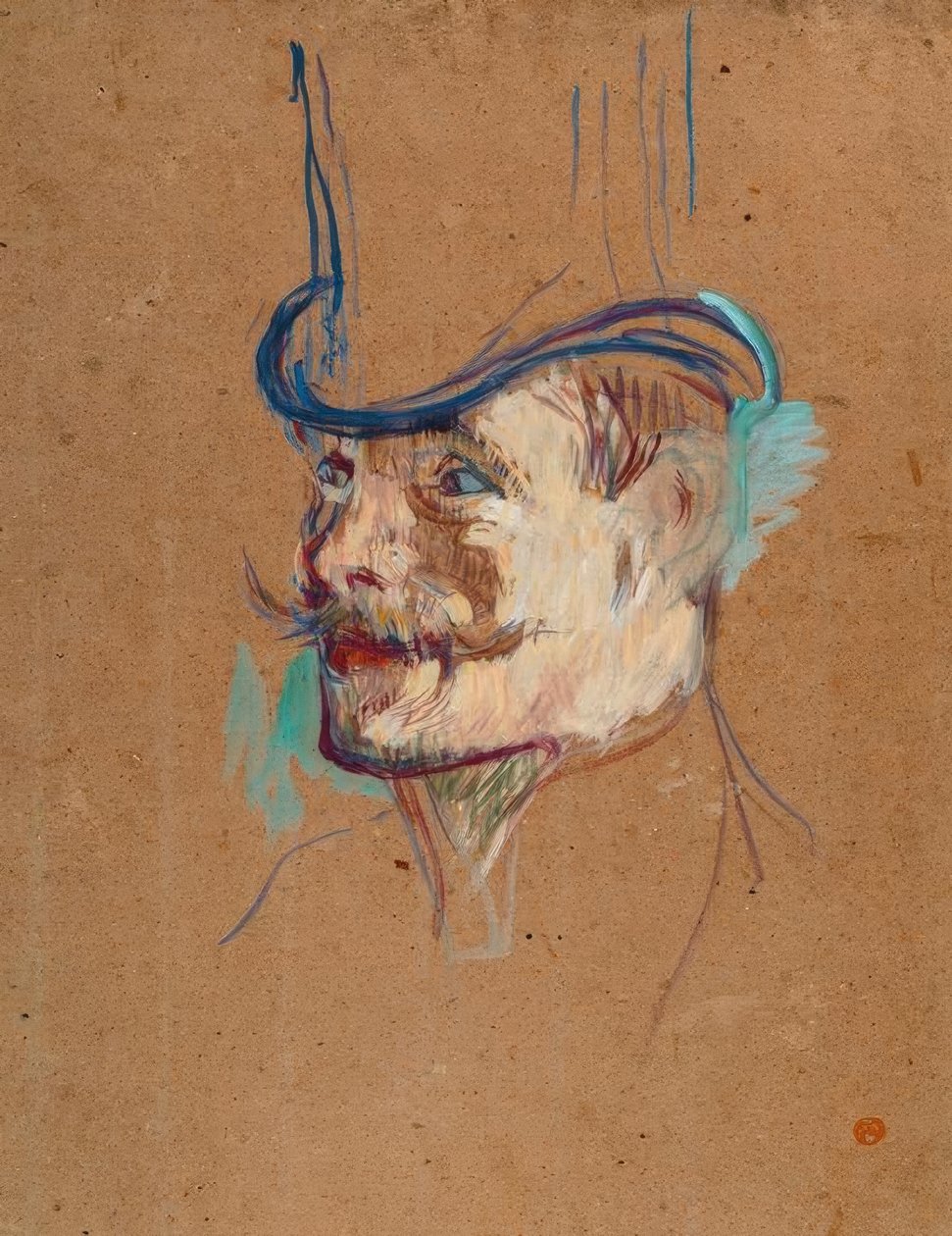 William Warrener no Moulin Rouge de Henri de Toulouse Lautrec