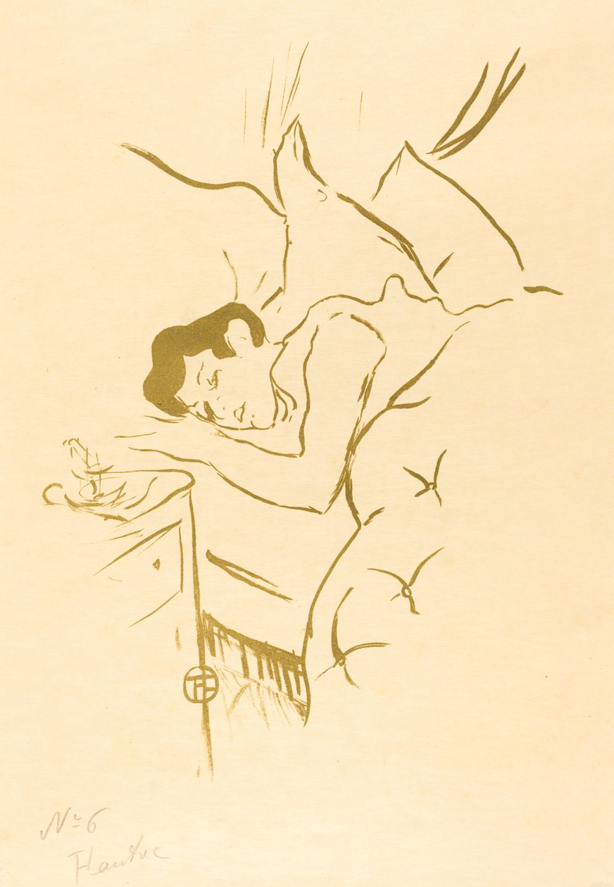 Sua boca Ta bouche, 1893. de Henri de Toulouse Lautrec