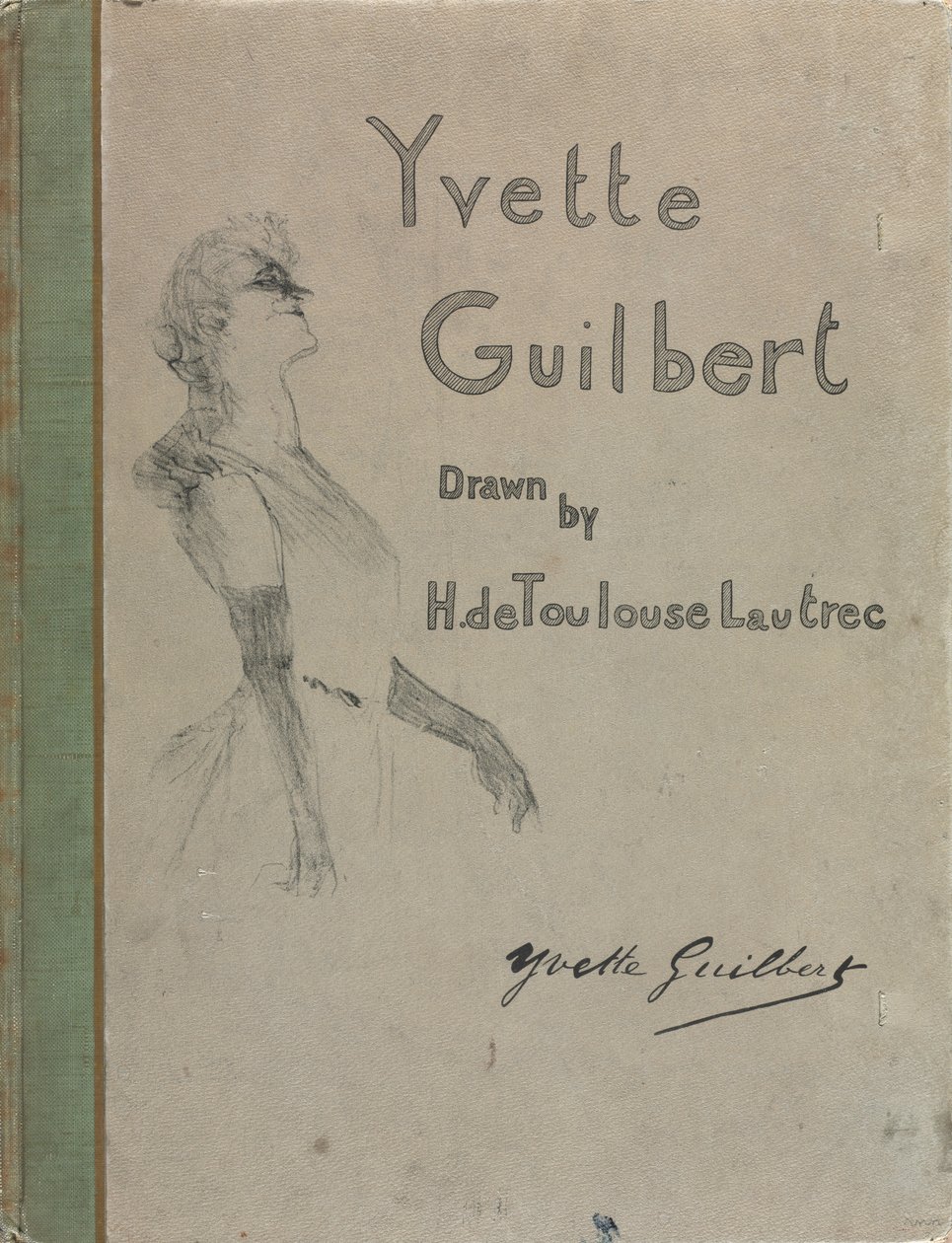Yvette Guilbert-English Series, 1898. de Henri de Toulouse Lautrec