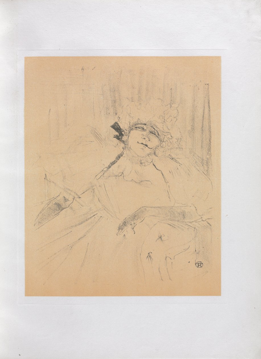 Série Yvette Guilbert-Inglês: Old Song de Henri de Toulouse Lautrec