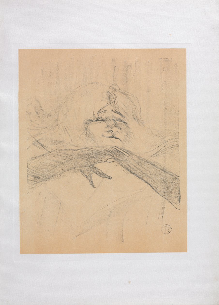 Série Yvette Guilbert-Inglês: Linger Longer Loo de Henri de Toulouse Lautrec