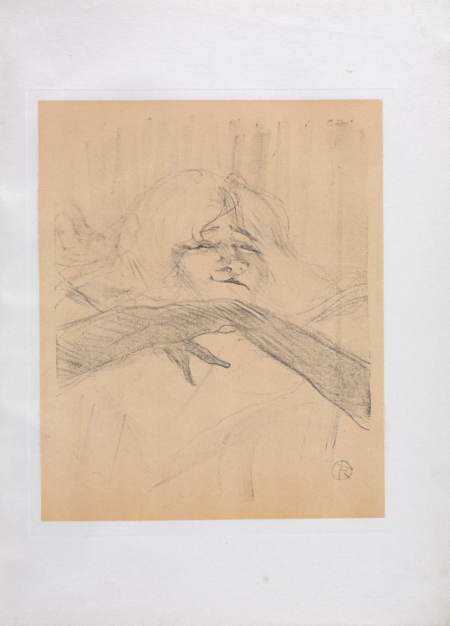 Yvette Guilbert-English Series: Looer Longer Loo, 1898. de Henri de Toulouse Lautrec